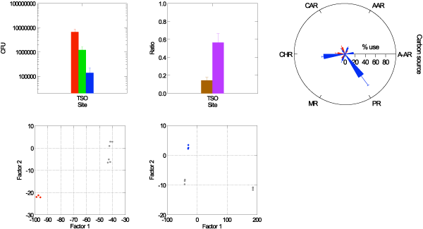 Old topsoil stockpile activity graphs